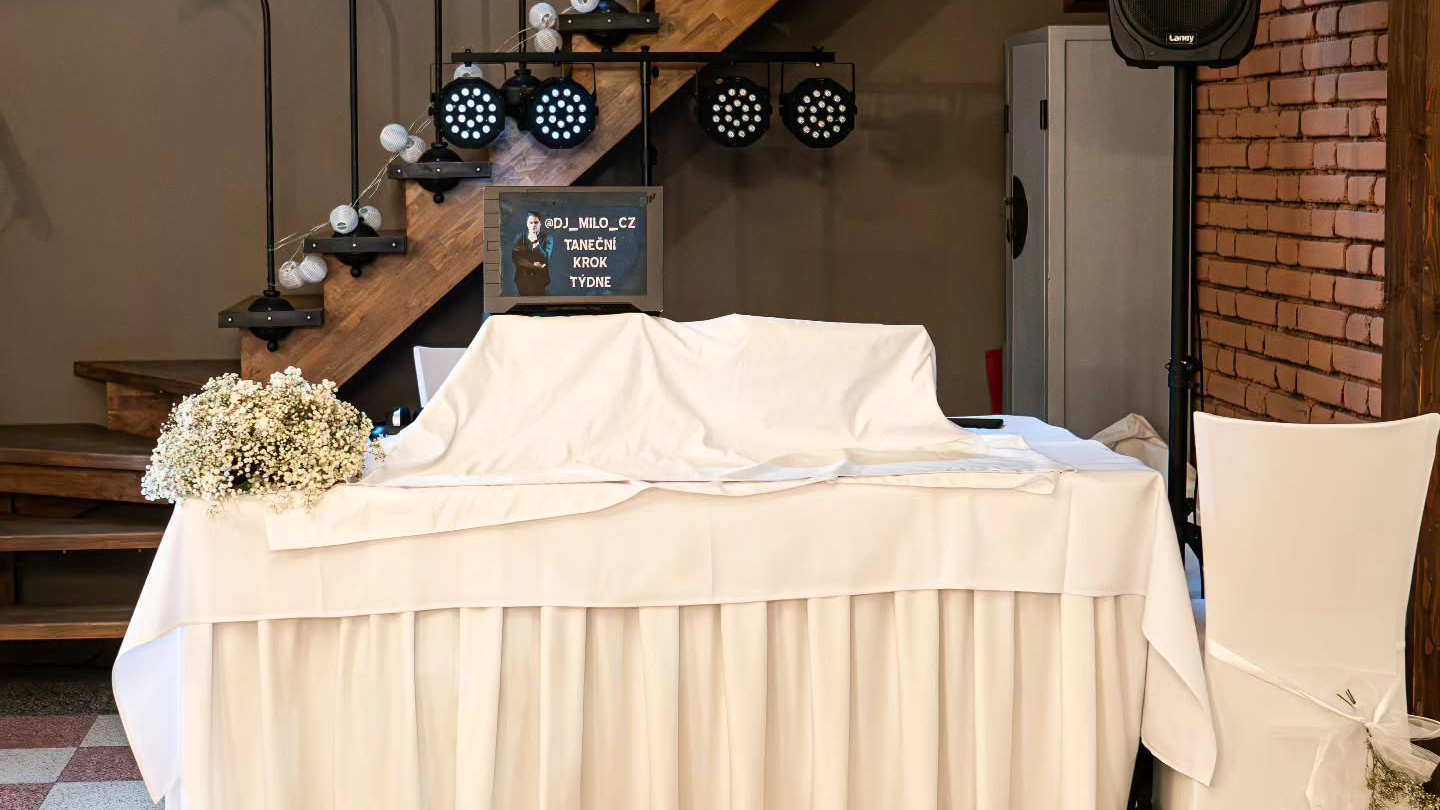 Čistý svatební setup